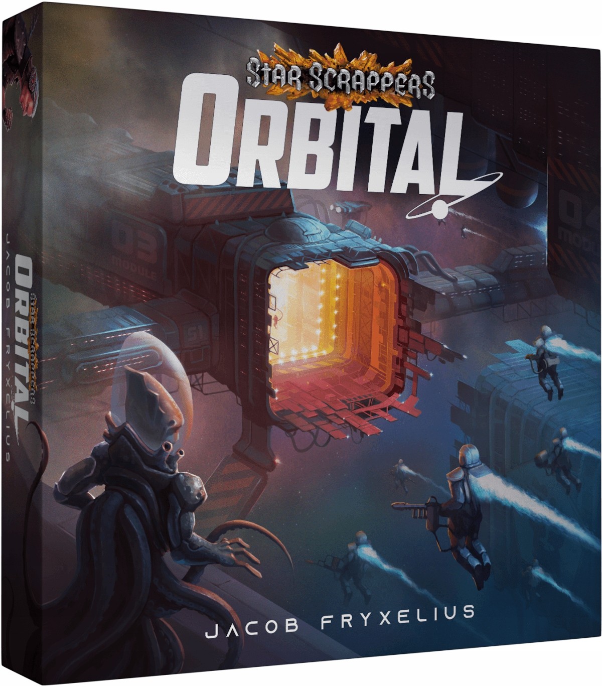 Star Scrappers: Orbital Rebel stolová hra